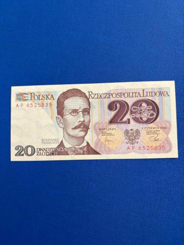 POLONYA 20 ZLOTY 1982