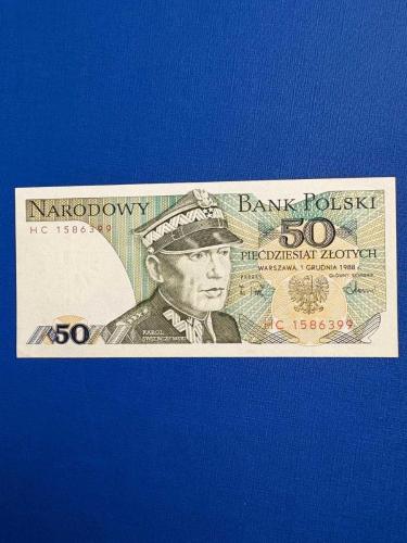 POLONYA 50 ZLOTY 1988