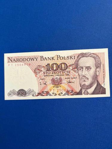 POLONYA 100 ZLOTY 1986