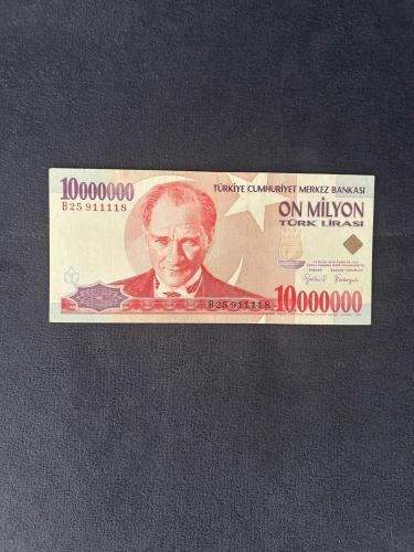 B25 Seri 10.000.000 Lira