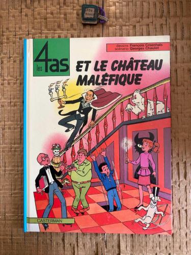 Les 4 as et le château maléfique * Dessins : François Craenhals * Scenario : Georges Chaulet