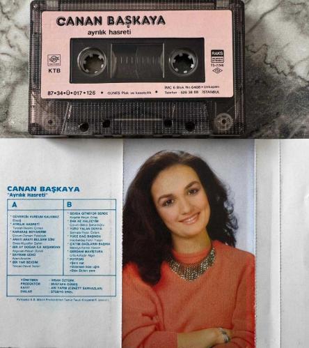 CANAN BAŞKAYA- AYRILIK HASRETİ KASET