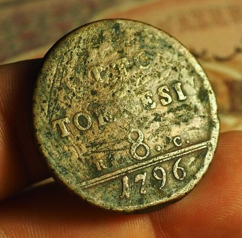 1796 NAPOLİ KRALLIĞI 8 TORNESE 32MM