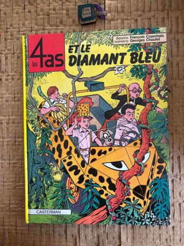 Les 4 as et le diamant bleu