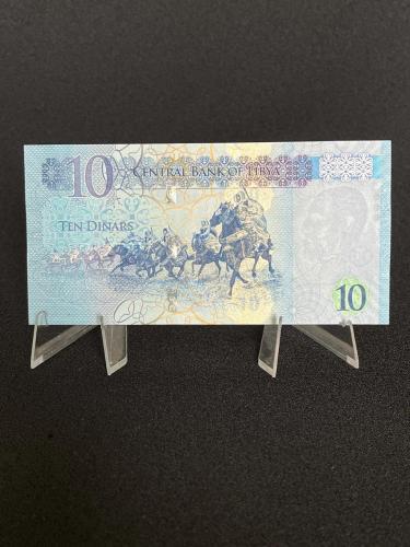 Libya 10 Dinar - Kağıt Para - Çil Kondisyon