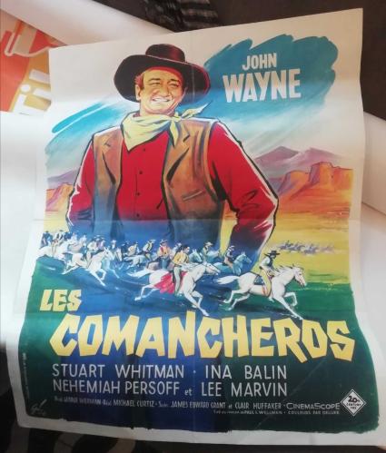 comançheros 1961 (boris grinsson çizim) nadirfilm afişi