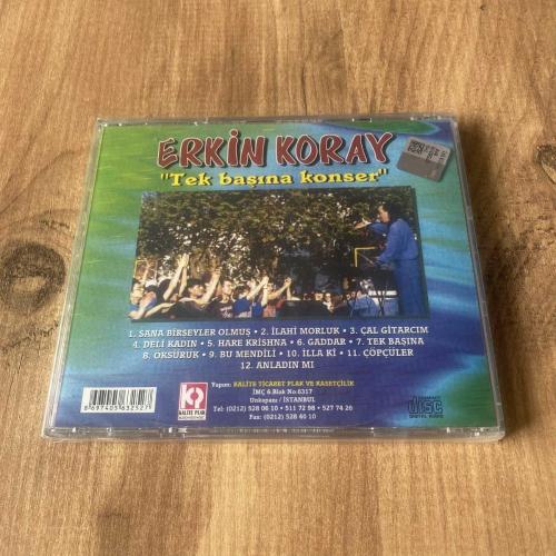 Erkin Koray - Tek Başına Konser Cd ( Jelatinli - Ambalajında )