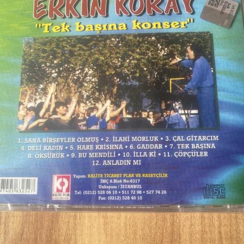Erkin Koray - Tek Başına Konser Cd ( Jelatinli - Ambalajında )