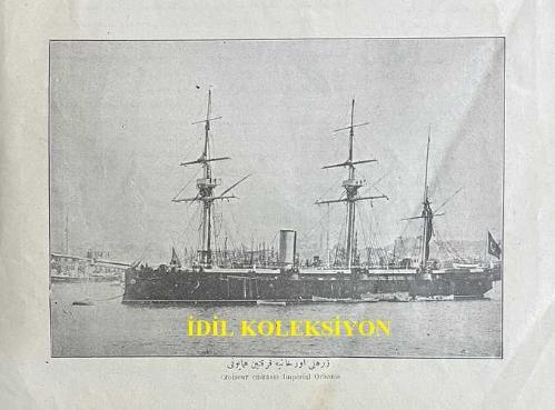Osmanlıca Resimli Gazete Dergisi, Orijinal Dönem Basım, (Ottoman Magazine - Newspaper) - 22 Nisan 1897 - Sayı: 24 - Hicri: 20 Zilkade 1314 - Rumi: 10 Nisan 1313 - Kapak Resmi: Orhaniye Fırkateyn-i Hümayunu Süvarisi Miralay Hacı Hasan Beyefendi - Edib-i Şöhret-Şiar Mehmet Celal Beyefendi Biraderimizin Geçen Nüshamızda Münderiç Metubundan Mabad 'Tepedelenli-zade Kamil Beyefendi'ye - (Fotoğraflar) Zırhlı Orhaniye Firkateyn-i Hümayunu, Heybet-Nüma Firkateyn-i Hümayunu, İskender Korvet-i Hümayunu - Makale-i Mahsusa: 