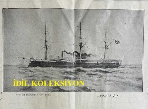 Osmanlıca Resimli Gazete Dergisi, Orijinal Dönem Basım, (Ottoman Magazine - Newspaper) - 22 Nisan 1897 - Sayı: 24 - Hicri: 20 Zilkade 1314 - Rumi: 10 Nisan 1313 - Kapak Resmi: Orhaniye Fırkateyn-i Hümayunu Süvarisi Miralay Hacı Hasan Beyefendi - Edib-i Şöhret-Şiar Mehmet Celal Beyefendi Biraderimizin Geçen Nüshamızda Münderiç Metubundan Mabad 'Tepedelenli-zade Kamil Beyefendi'ye - (Fotoğraflar) Zırhlı Orhaniye Firkateyn-i Hümayunu, Heybet-Nüma Firkateyn-i Hümayunu, İskender Korvet-i Hümayunu - Makale-i Mahsusa: 