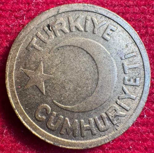 TÜRKİYE CUMHURİYETİ TEDAVÜL EDEN MADENİ PARALAR.. 1940 10 PARA