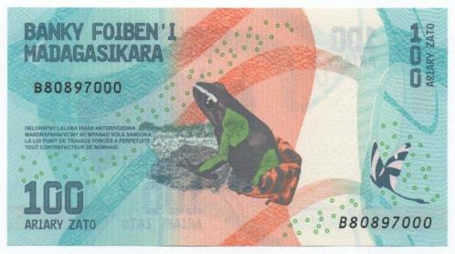 Madagaskar 2004 Yılı 100 Ariary çil