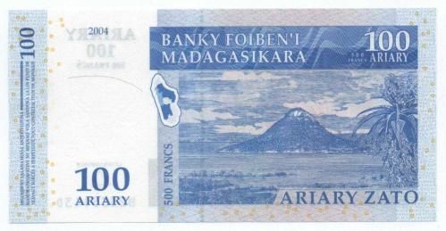 Madagaskar 2004 Yılı 100 Ariary çil