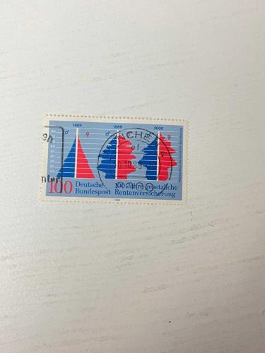 LOT.11 » 1989 Almanya Kamuya Açık Ertelenmiş Yıllık Gelir Güvencesinin 100. Yıldönümü Tam Seri MNH