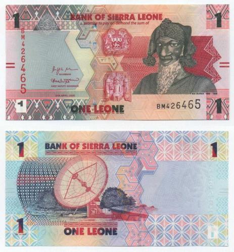 Sierra Leone 2022 Yılı 1 Leone çil