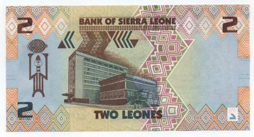 Sierra Leone 2022 Yılı 2 Leone çil