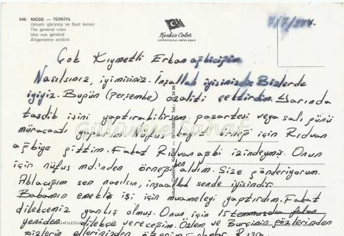 Niğde - Umumi Görünüş ve Saat Kulesi / Keskin Color