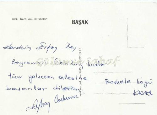 Kars - Ani Harabeleri / Başak Kart