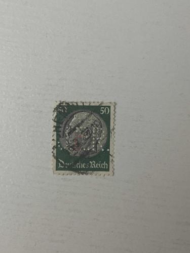 LOT.3 » DAMGALI ALMANYA REICH DÖNEMİ DELİKLİ (PERFIN )PULU