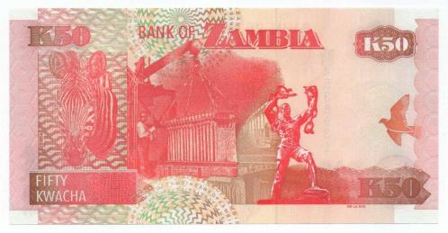 Zambiya 2009 Yılı 50 Kwacha çil