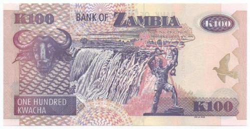 Zambiya 2008 Yılı 100 Kwacha çil