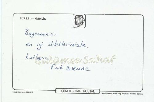 Bursa Gemlik / Çemrek Kartpostal