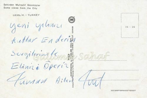 Bursa Gemlik - Şehirden Muhtelif Görünüşler / And Kartpostal