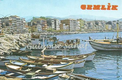Bursa Gemlik - Sahilde Kayıklar / Ercan Kartpostalları