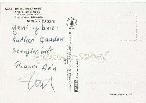 Bursa Gemlik - Şehirden 3 Muhtelif Görünüş / And Kartpostal