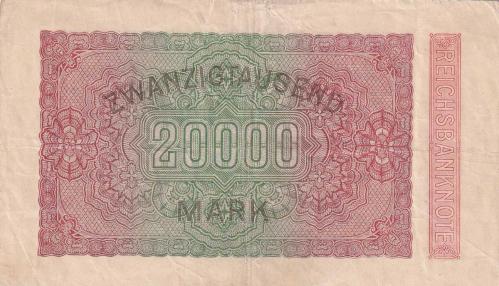 Almanya 1923 20 Bin Mark ÇT+