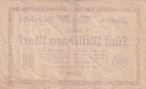 Almanya 1923 5 Milyon Mark ÇT+