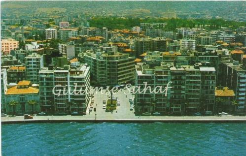 İzmir - Kordon'dan Bir Görünüş / And Kartpostal / Postadan Geçmiş, Pullu ve Damgalı