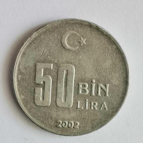 TÜRKİYE  2002   50 BİN LİRA