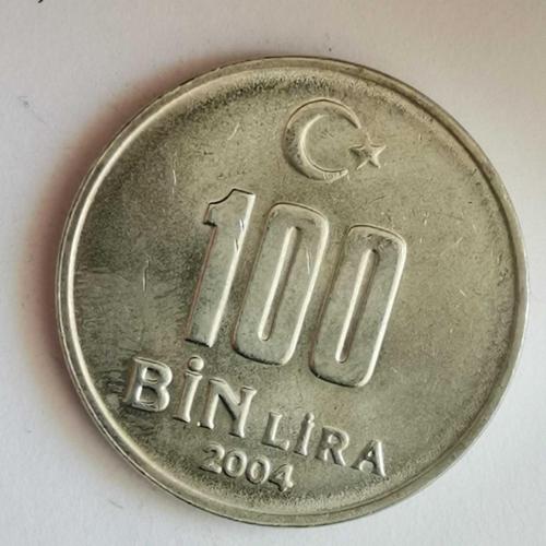TÜRKİYE  2004   100  BİN LİRA