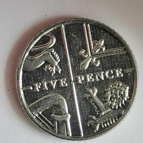 İNGİLTERE  2016  5 PENCE