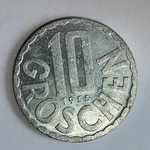 AVUSTURYA  1955  10 GROSCHEN