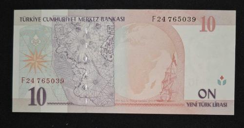 8. Emisyon 10 YTL F24 ÇÇT+ KAĞIT PARA