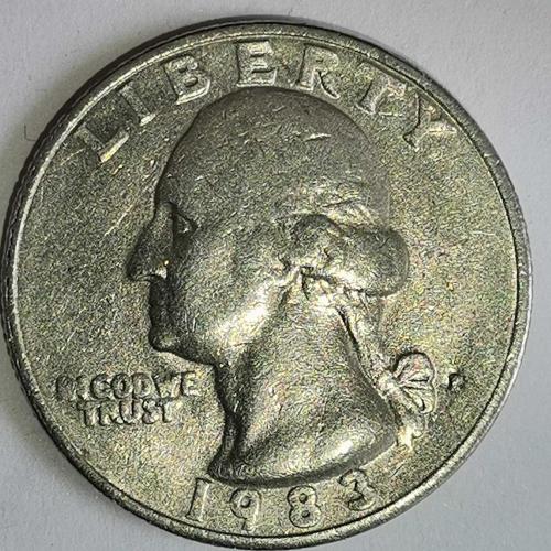 AMERİKA  1983 P    25 CENT  ÇEYREK DOLAR