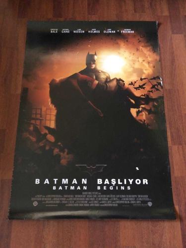 Batman Başlıyor sinema filmi afişi
