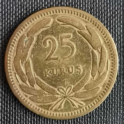 TÜRKİYE  1949     25   KURUŞ