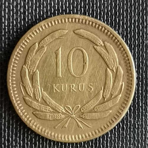 TÜRKİYE  1956     10   KURUŞ