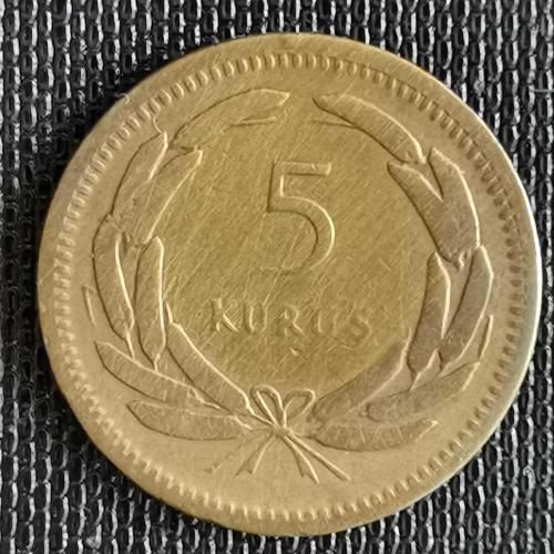 TÜRKİYE  1950      5  KURUŞ