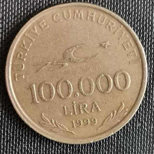 TÜRKİYE  1999   100.000  LİRA