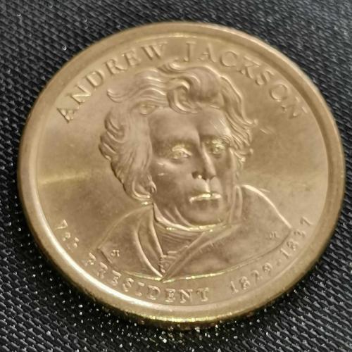 AMERİKA  2008  D     1  DOLAR    HATIRA  Başkanlık 1 $ Bozuk Para - Andrew Jackson (1829-1837)