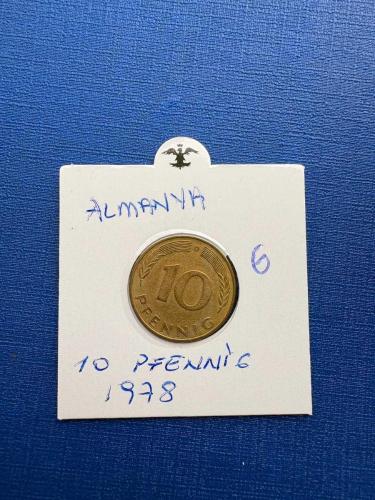 ALMANYA 10 PFENNIG 1978-G (KAPAMALI)