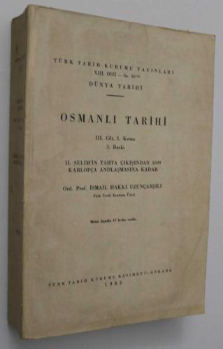Osmanlı Tarihi 3. Cilt 1. ve 2. Kısım (2 Cilt)