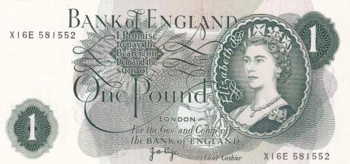 Koleksiyon Ürünü İngiltere, 1 Pound (1960) ÇİL