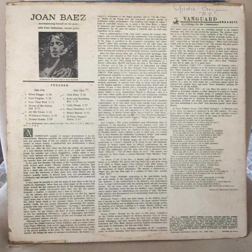 Joan Baez - Joan Baez / US 1961 / LP / *Folk Rock, Ballad*
