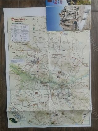 Kapadokya Turistik Haritası / Touristic Map Of Cappadocia (HARİTA - BROŞÜR)