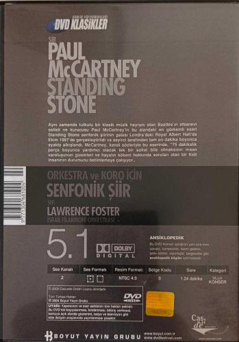 SIR PAUL MCCARTNEY STANDING STONE DVD ORJİNAL FİLM 2.EL DVD ( 11891